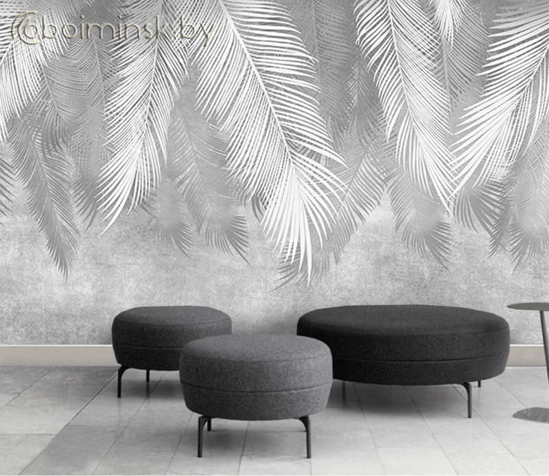 Фотообои De-Art Листья пальмы фреска R3-003